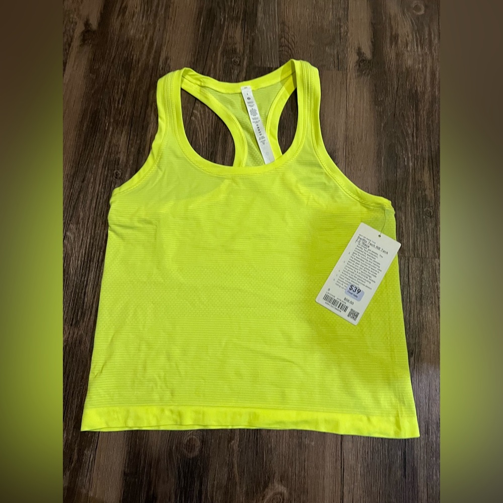 NWT Lululemon Swiftly Tank Race Length Size 8